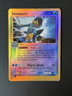 Swampert 13/109 Reverse Holo Rare Pokemon Card - Ruby and Sapphire Set - Image 2