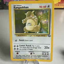 Pokemon TCG Kangaskhan Holo Rare Jungle 5/64 Unlimited EX/NM - Image 1