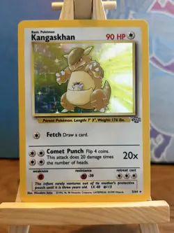 Pokemon TCG Kangaskhan Jungle Card 5/64 Rare Holo Unlimited - Image 1
