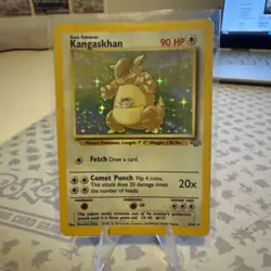 Pokemon TCG Kangaskhan Jungle 5/64 Holo Unlimited Holo Rare - Image 1