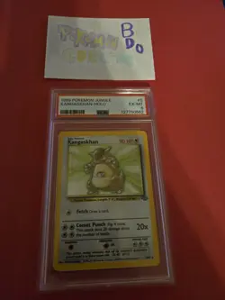 Pokemon TCG Kangaskhan Jungle 5/64 Holo Unlimited Holo Rare PSA 6 - Image 1