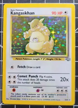 Pokemon TCG Kangaskhan Jungle 5/64 Holo Unlimited Holo Rare LP- NM WOTC Vintage - Image 2