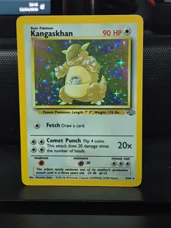Pokemon TCG Jungle Kangaskhan Holo Rare (5/64) Unlimited (Light Play) - Image 1