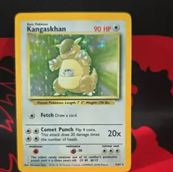 Pokemon TCG Kangaskhan 5/64 Jungle Holo Rare Unlimited 90 HP 1999 - Image 1
