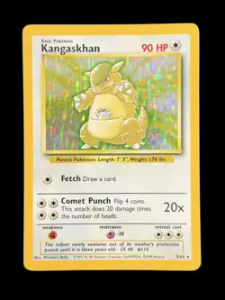 Pokemon TCG Kangaskhan 5/64 Jungle Set Holo Rare Unlimited WOTC Vintage - Image 1