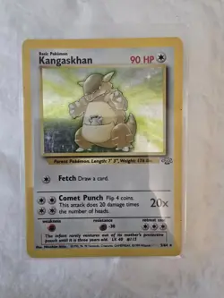 Pokemon TCG Kangaskhan Jungle 5/64 Holo Unlimited Holo Rare - Image 1