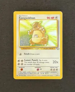 Pokemon TCG Kangaskhan 5/64 Jungle Set Holo Rare Unlimited WOTC Vintage - Image 1
