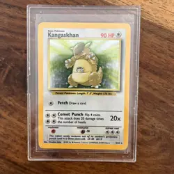 Vintage 1999 Pokemon TCG Kangaskhan Jungle 5/64 Holo Unlimited Rare - Image 1