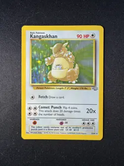 Pokemon TCG Kangaskhan Jungle 5/64 Holo Unlimited Holo Rare - Image 1