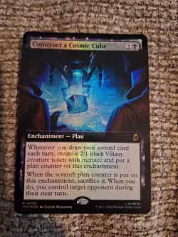 Construct a Cosmic Cube Foil Extended Art Marvel Super Heroes Mtg Nm 0406 - Image 1