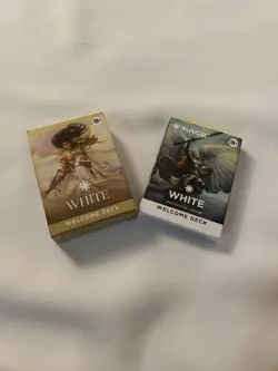 Wizards of the Coast Magic:The Gathering Welcome Deck WHITE Factory Sealed Lot 2 - Image 1