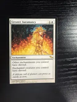 Greater Auramancy Shadowmoor Regular LP-Lightly Played - Image 1