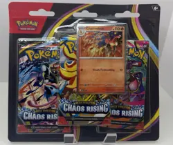 Pokemon TCG ME04 Chaos Rising 3 Pack Blister Charmeleon Sealed New IN HAND - Image 1