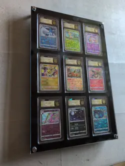💎 Pokemon CGC Pristine 10 Complete Gem Eeveelution Set of 9 with display case! - Image 1