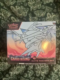 Chaos Rising Pokemon Center ETB Elite Trainer Box Sealed Mint - Image 1