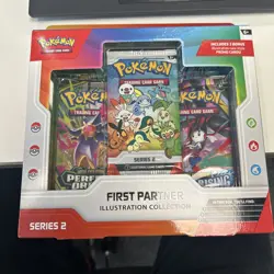 Pokemon TCG: First Partner Illustration Collection Series 2 Box Brand New Sealed - Image 1