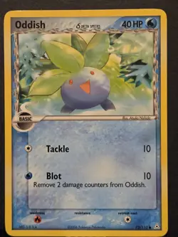 Oddish Delta Species 73/110 Pokemon Holon Phantoms 2006 English Regular - Image 1