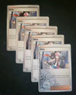 2025 Pokemon TCG || White Flare || Hilda #084 (5x Playset) - Image 1