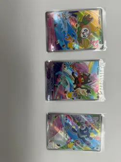 Pokemon First Partner Illustration Collection 30th - Series 1 Gen 7 Starters Set - Image 1
