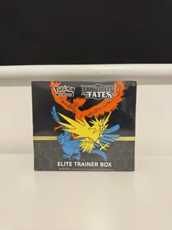 Pokemon TCG Hidden Fates Elite Trainer Box ETB Factory Sealed - slight tear - Image 1