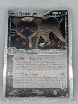 Rocket's Persian ex 116/115 Unseen Forces Holo Rare Pokemon TCG Nintendo LP - Image 3