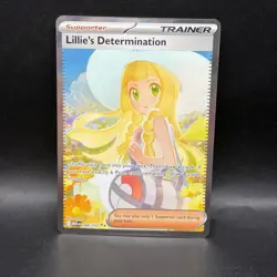 Pokemon Lillie's Determination 184/132 Evolutions Secret Rare Full Art Holo B - Image 1