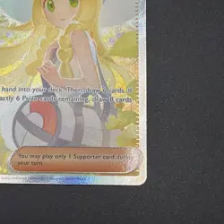 Pokemon Lillie's Determination 184/132 Evolutions Secret Rare Full Art Holo B - Image 2
