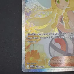 Pokemon Lillie's Determination 184/132 Evolutions Secret Rare Full Art Holo B - Image 5