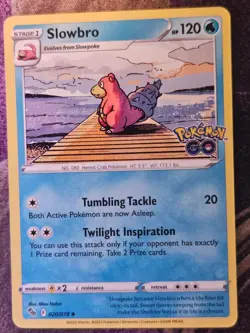 Slowbro 020/078 Uncommon Pokemon GO Pokemon Near Mint - Image 1