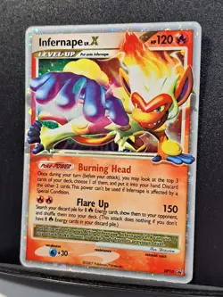 Infernape LV.X DP10 Diamond and Pearl Promo Holo 2007 - LP - Pokemon TCG - Image 2