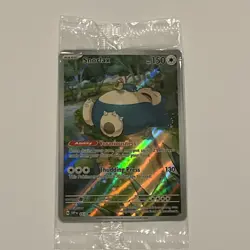 SNORLAX SVP EN 051 Black Star Promo Scarlet & Violet Pokemon 151 SEALED PROMO - Image 1