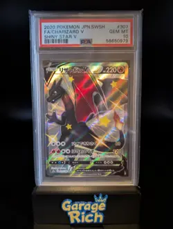 PSA 10 Charizard V 307/190 SSR - s4a: Shiny Star V Japanese Pokemon TCG Gem MT - Image 1