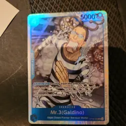 One Piece TCG NM Mr.3(Galdino) (056) OP16-056 The Time of Battle Foil - Image 1