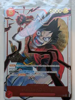 Monkey.D.Luffy Luffy ST01-012 (3rd Anniversary Winner) Sealed Pack Brothers - Image 1