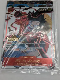 Monkey.D.Luffy Luffy ST01-012 (3rd Anniversary Winner) Sealed Pack Brothers - Image 2