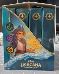 Disney Lorcana: Azurite Sea Starter Deck Display Box - 8 Decks - New - Sealed - Image 5