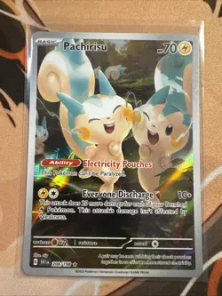 Pokemon TCG: Pachirisu 208/198 SV01 Scarlet & Violet Base NM Illustration Rare - Image 1