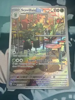 Pokemon TCG Scovillain Illustration Rare Card Scarlet & Violet 202/198 Near Mint - Image 1