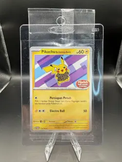 Pikachu Batik 154/SV-P Indonesia Journey Promo Indonesian Pokemon Card SEALED - Image 1