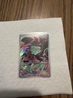 Pokemon TCG Bulbasaur Card 133/132 IR Mega Evolutions Near Mint Condition - Image 1