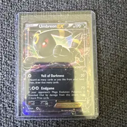 Pokemon TCG Umbreon EX Fates Collide Card 55/124 MP Condition - Image 1