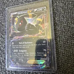 Pokemon TCG Umbreon EX Fates Collide Card 55/124 MP Condition - Image 2