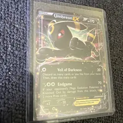 Pokemon TCG Umbreon EX Fates Collide Card 55/124 MP Condition - Image 3