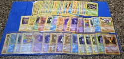 Pokemon Fossil 100% Complete Master Set 62/62 WOTC Vintage 1999 Holo Rare LP-DAM - Image 1