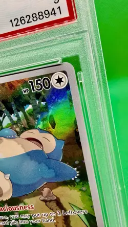 PSA 9 Mint Snorlax 051 SVP 2023 Pokemon 151 ETB Promo Holo - Image 4