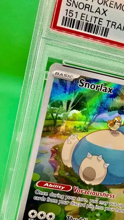PSA 9 Mint Snorlax 051 SVP 2023 Pokemon 151 ETB Promo Holo - Image 5