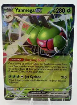 YANMEGA EX 003/182 Double Rare DESTINED RIVALS Pokemon Near Mint - Image 1