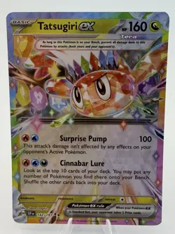 TATSUGIRI EX 142/191 Double Rare SURGING SPARKS Pokemon Near Mint - Image 1