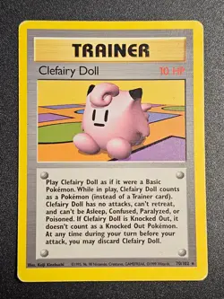 Pokemon TCG - Clefairy Doll 70/102 Base Set Unlimited - Image 1