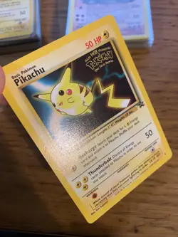 Pikachu No.4 WOTC Black Star Promo Pokemon Card! FAST & FREE P&P! - Image 4